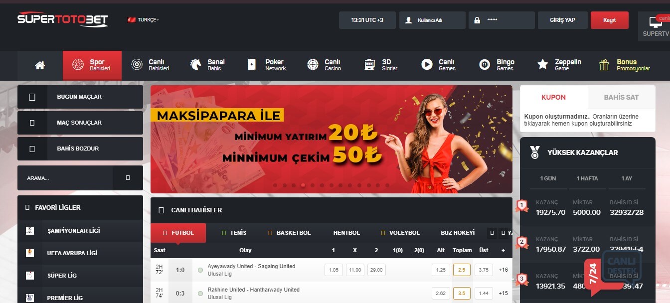 Supertotobet Para Yatırmadan Casino Oynayabilir miyim